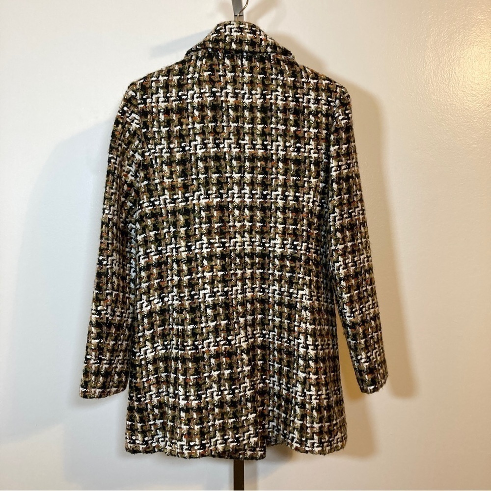NWT Talbots Luxe Woven Jacket wool and metallic blend size small - Picture 3 of 11
